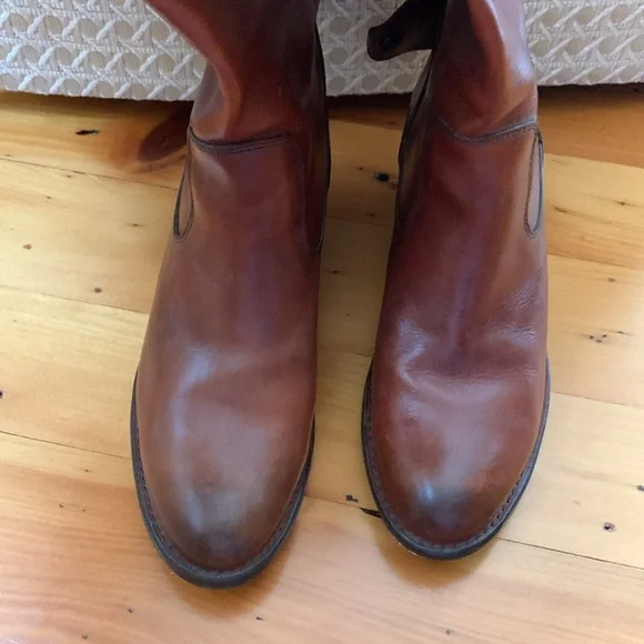 Frye boots - Jackie zip tall in redwood color. - Picture 2 of 8